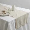 Elsie Green What's New Contrast Edge Linen Runner