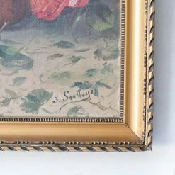 Elsie Green What's New Les Hortensias D'Arlette Floral Oil Painting