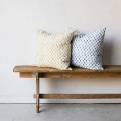 Elsie Green Hand Block Printed Pillow Cover | Juliette