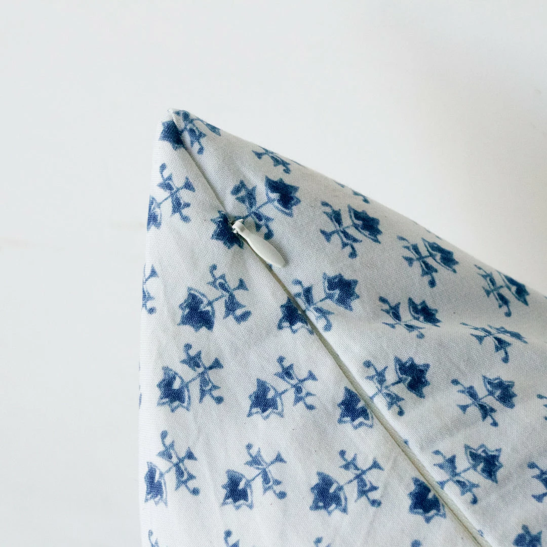 Cheap ❤️ Elsie Green Hand Block Printed Pillow Cover | Juliette 🔔 3 Elsie Green Hand Block Printed Pillow Cover | Juliette