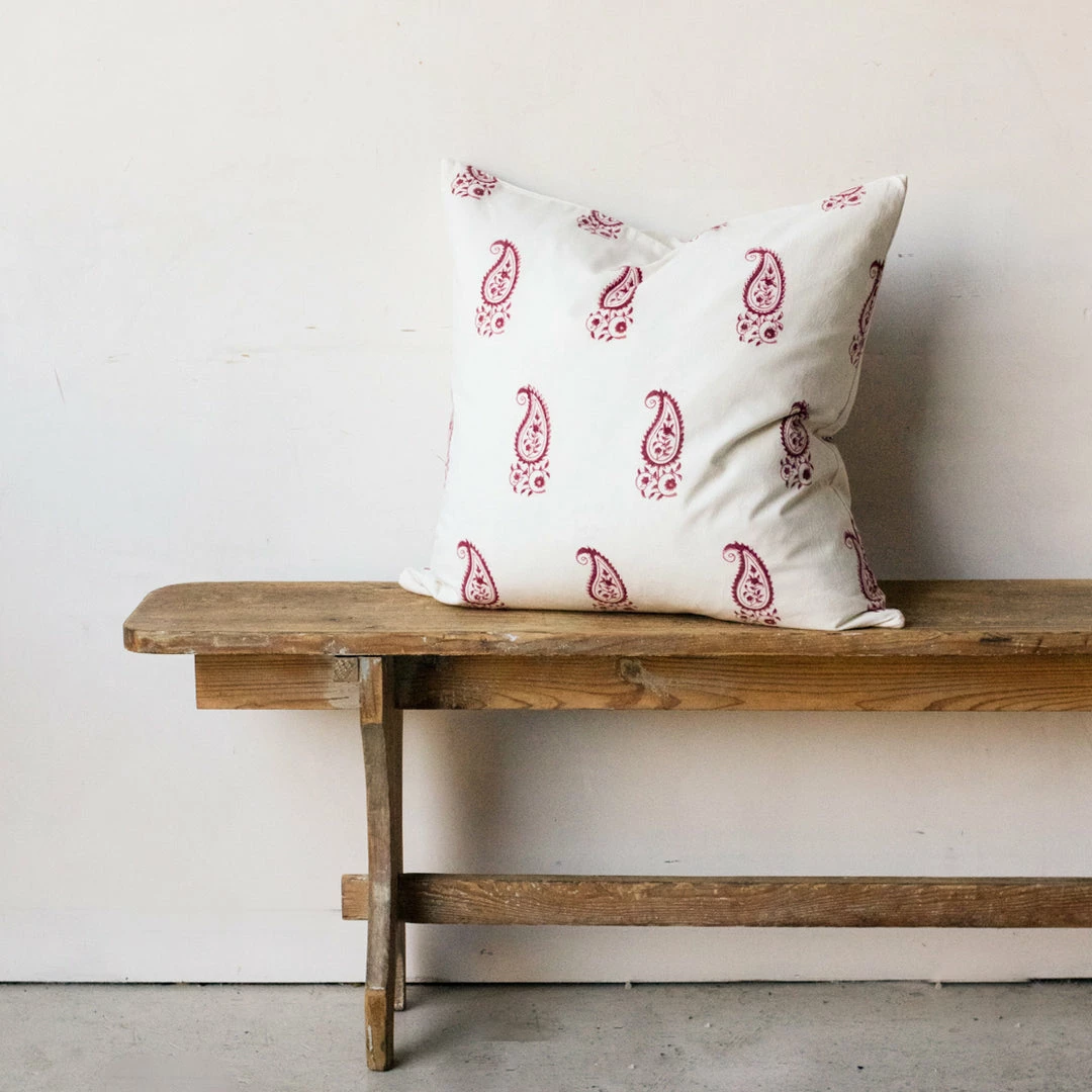 Coupon โ Elsie Green What's New Hand Block Printed Pillow Cover | Jacqueline ๐ 3 Elsie Green What's New Hand Block Printed Pillow Cover | Jacqueline