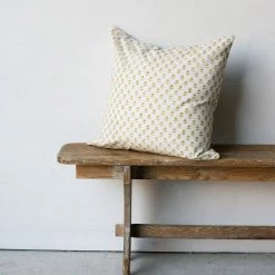 Elsie Green Hand Block Printed Pillow Cover | Juliette