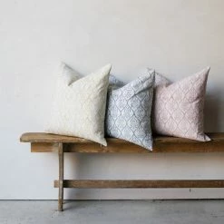 Elsie Green Hand Block Printed Pillow Cover | Vivianne