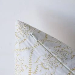 Elsie Green Hand Block Printed Pillow Cover | Vivianne