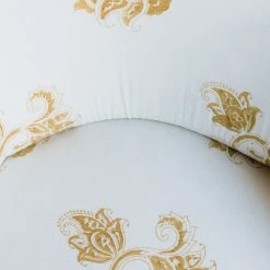 Elsie Green Vintage Block Print Crapaud Chair