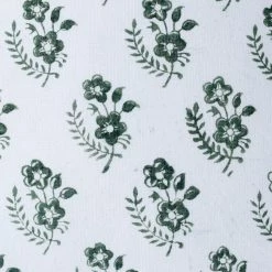 Elsie Green Hand Block Printed Pillow Cover | Albertine