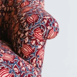 Elsie Green Block Print Crapaud Chair