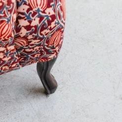 Elsie Green Block Print Crapaud Chair