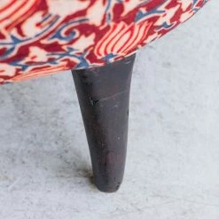 Elsie Green Block Print Crapaud Chair