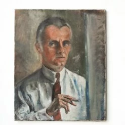 Elsie Green Art Galerie Oncle Pierrot Man's Portrait Oil Painting