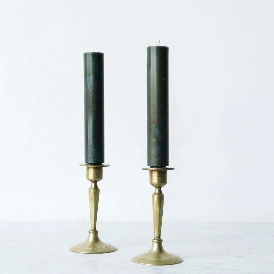 Buy ๐ฅฐ Elsie Green Pair Of Brass Candlesticks With Beeswax Column Tapers What's New ๐ 3 Elsie Green Pair Of Brass Candlesticks With Beeswax Column Tapers What's New