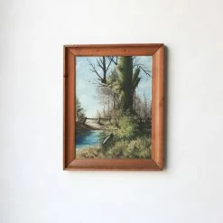 Elsie Green Art Galerie L'Arbre En Mousse Landscape Oil Painting