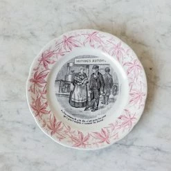 Elsie Green Pair Of Antique Transferware Plates What's New