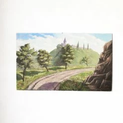 Elsie Green La Route De Séverac Le Chateau Landscape Painting Art Galerie