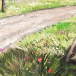 Elsie Green La Route De Séverac Le Chateau Landscape Painting Art Galerie