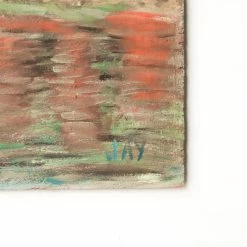 Elsie Green Seaside Village With Sailboats Oil Painting | Reverso