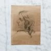 Elsie Green Art Galerie L'Italienne Portrait Line Drawing