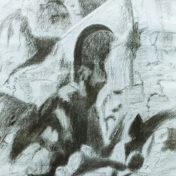 Elsie Green Mountain Bridge Drawing