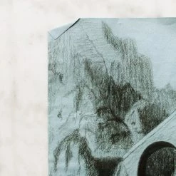 Elsie Green Mountain Bridge Drawing