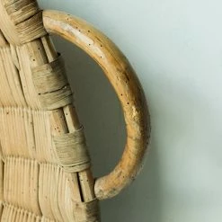 Angélique- Bourgogne . Large Gathering Basket