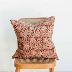 Elsie Green What's New Cotton Block Printed Pillow Cover | Adah Kesar