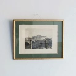 Elsie Green Assemblée Nationale Paris Framed Drawing