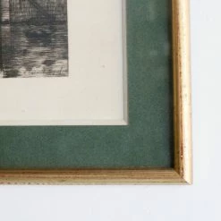 Elsie Green Assemblée Nationale Paris Framed Drawing