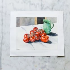 Elsie Green Art Galerie Les Tomates Still Life Watercolor