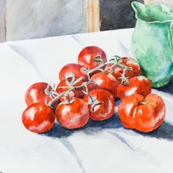 Elsie Green Art Galerie Les Tomates Still Life Watercolor