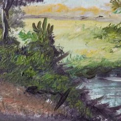 Grabotte Trees By The River Oil Painting Art Galerie