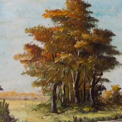 Grabotte Trees By The River Oil Painting Art Galerie