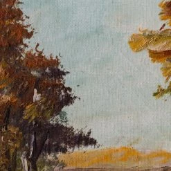Grabotte Trees By The River Oil Painting Art Galerie