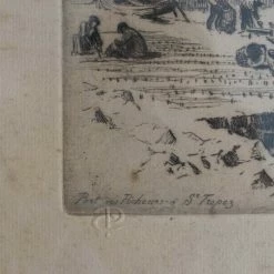 Elsie Green What's New Port De Saint Tropez Framed Print