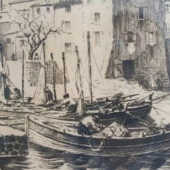 Elsie Green What's New Port De Saint Tropez Framed Print