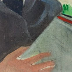 Elsie Green Still Life With Religious Figure Oil Painting | Reverso Art Galerie