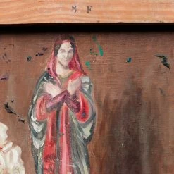 Elsie Green Still Life With Religious Figure Oil Painting | Reverso Art Galerie