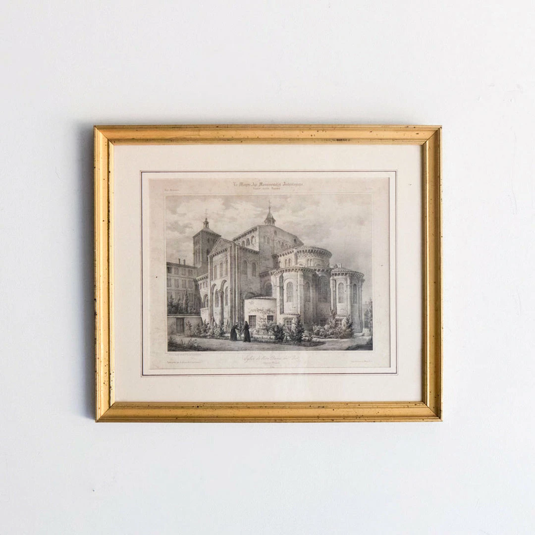 Promo 😉 Elsie Green Eglise De Notre Dame Du Port Clermont Ferrant Etching 🔔 3 Elsie Green Eglise De Notre Dame Du Port Clermont Ferrant Etching