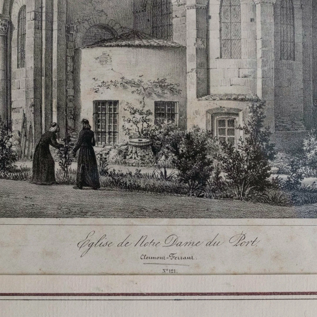 Promo 😉 Elsie Green Eglise De Notre Dame Du Port Clermont Ferrant Etching 🔔 4 Elsie Green Eglise De Notre Dame Du Port Clermont Ferrant Etching