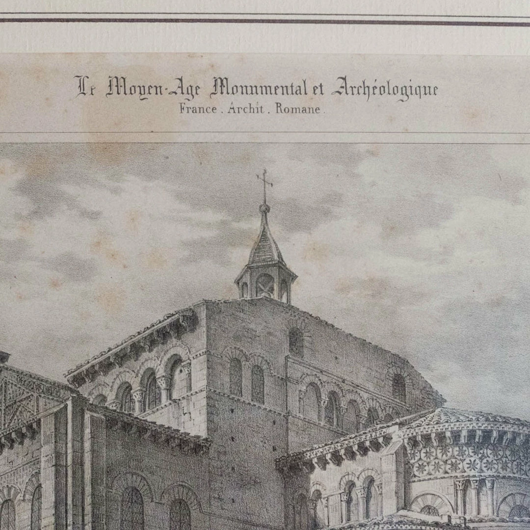 Promo 😉 Elsie Green Eglise De Notre Dame Du Port Clermont Ferrant Etching 🔔 6 Elsie Green Eglise De Notre Dame Du Port Clermont Ferrant Etching