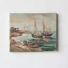 Elsie Green What's New Marine Seascape Oil Painting