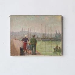 Elsie Green Les Pècheurs Landscape Oil Painting What's New