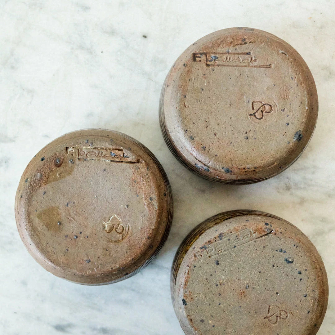 Flash Sale 😉 L’histoire Sans Fin Trio Of Stoneware Tumblers | Signed By Artist What's New ⭐ 4 L’histoire Sans Fin Trio Of Stoneware Tumblers | Signed By Artist What's New