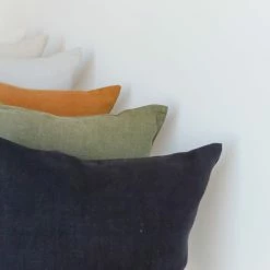 Elsie Green Belgian Linen Pillow Cover