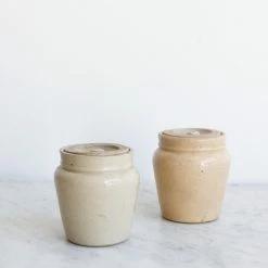 Troc Macon Stoneware Mustard Pot What's New