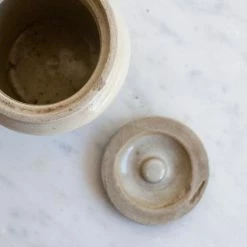 Troc Macon Stoneware Mustard Pot What's New