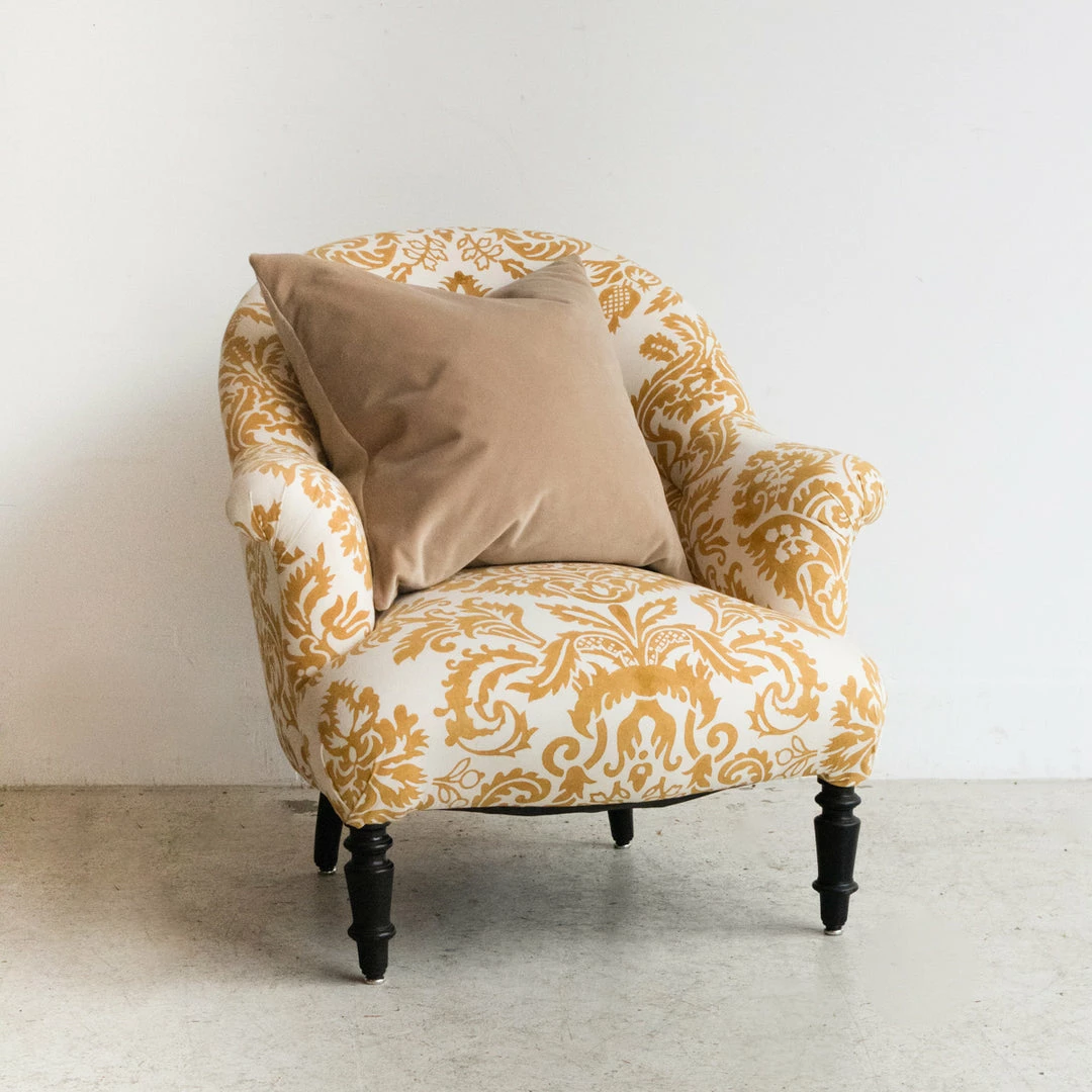 Best deal ๐ Elsie Green Vintage Block Print Crapaud Chair What's New โ 3 Elsie Green Vintage Block Print Crapaud Chair What's New