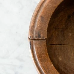 Puces 4 Juillet What's New Vintage Carved Wood Bowl