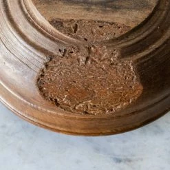 Puces 4 Juillet What's New Vintage Carved Wood Bowl