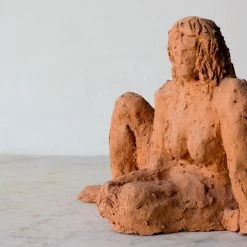 Elsie Green What's New Vintage Clay Sculpture