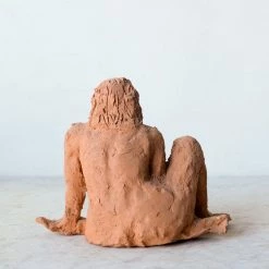 Elsie Green What's New Vintage Clay Sculpture